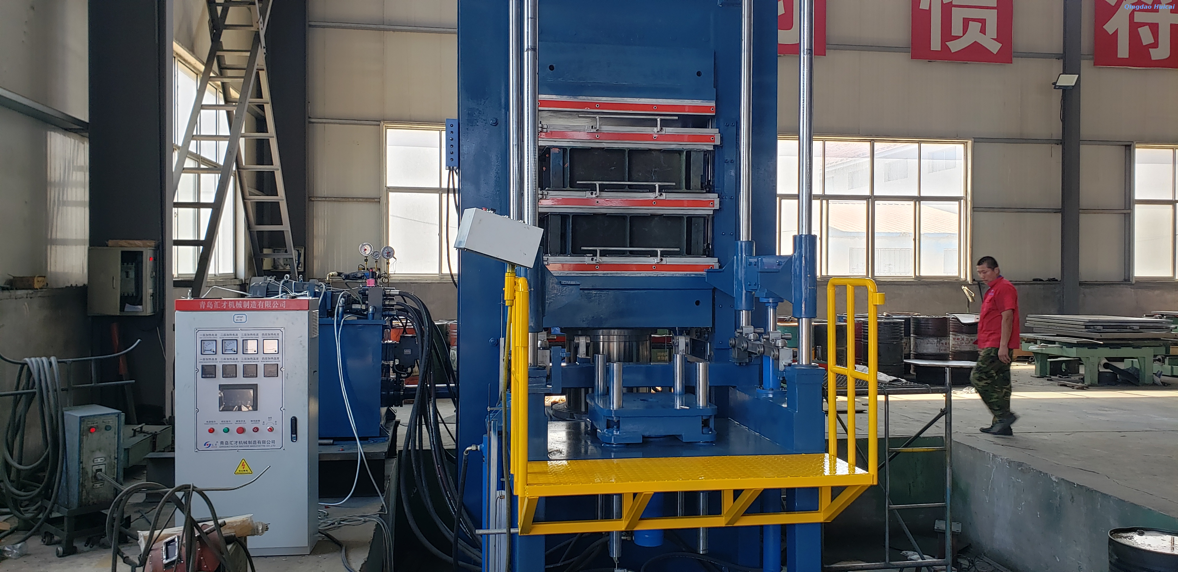 High Pressure Low Noise Rubber Vulcanizing Press for Solid Tire