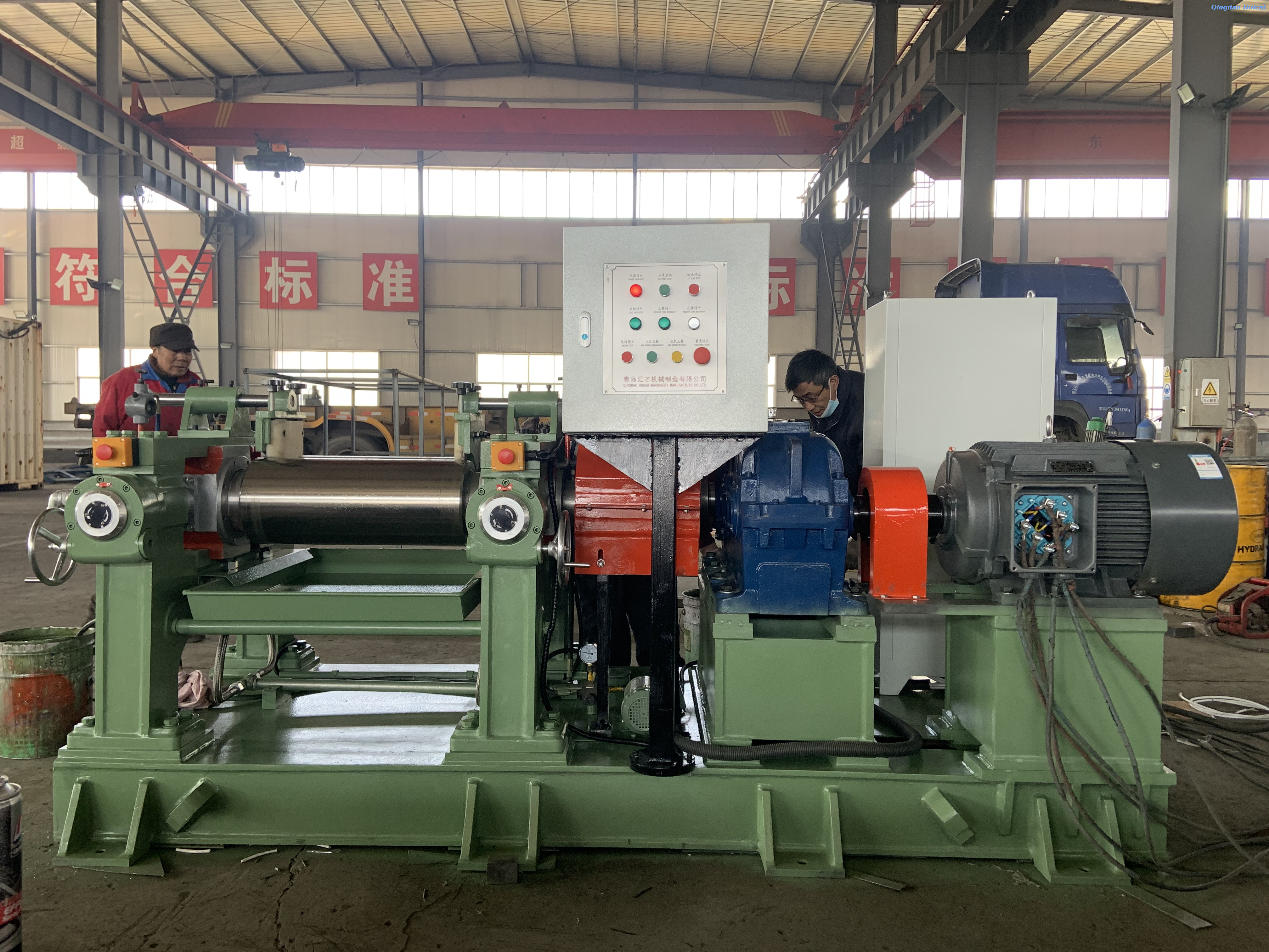 Mini Two Roll Mixing Mill Yoga Mat EVA Sheet Making Machine with CE ISO9001